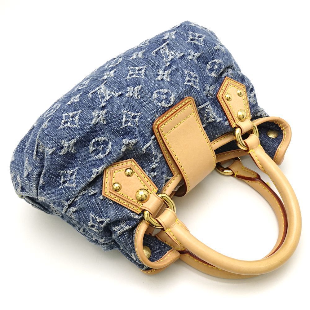 Louis Vuitton Handbag Monogram Denim Pleaty Blue - Picture 4 of 8